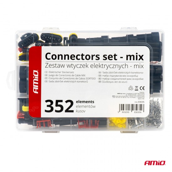 AMC-03035/AM - ΦΙΣ & ΒΥΣΜΑΤΑ ΚΑΛΩΔΙΩΝ 6 ΤΥΠΩΝ 12/24V ΑΡΣΕΝΙΚΑ ΚΑΙ ΘΗΛΥΚΑ ΣΕΤ ΑΜΙΟ - 352 ΤΕΜ. ΦΙΣ & ΒΥΣΜΑΤΑ ΚΑΛΩΔΙΩΝ 6 ΤΥΠΩΝ 12/24V ΑΡΣΕΝΙΚΑ ΚΑΙ ΘΗΛΥΚΑ ΣΕΤ ΑΜΙΟ - 352 ΤΕΜ.
