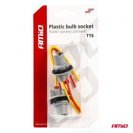 AMC-03049/AM - ΦΙΣΑ 12/24V ΓΙΑ ΛΑΜΠΕΣ T15/W5W/W16W ME ΚΑΛΩΔΙΟ ΑΜΙΟ - 2 ΤΕΜ. ΦΙΣΑ 12/24V ΓΙΑ ΛΑΜΠΕΣ T15/W5W/W16W ME ΚΑΛΩΔΙΟ ΑΜΙΟ - 2 ΤΕΜ.