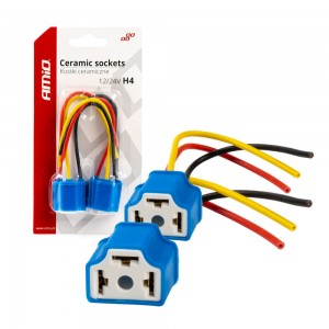 Amio - ΦΙΣΕΣ ΚΕΡΑΜΙΚΕΣ ΓΙΑ H4 ΛΑΜΠΕΣ ΑΛΟΓΟΝΟΥ ΜΕ ΚΑΛΩΔΙΟ - 2 TEM. (03052/AM) Amio - ΦΙΣΕΣ ΚΕΡΑΜΙΚΕΣ ΓΙΑ H4 ΛΑΜΠΕΣ ΑΛΟΓΟΝΟΥ ΜΕ ΚΑΛΩΔΙΟ - 2 TEM. (03052/AM)