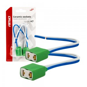 Amio - ΦΙΣΕΣ ΚΕΡΑΜΙΚΕΣ ΓΙΑ H7 ΛΑΜΠΕΣ ΑΛΟΓΟΝΟΥ ΜΕ ΚΑΛΩΔΙΟ - 2 TEM. (03054/AM) Amio - ΦΙΣΕΣ ΚΕΡΑΜΙΚΕΣ ΓΙΑ H7 ΛΑΜΠΕΣ ΑΛΟΓΟΝΟΥ ΜΕ ΚΑΛΩΔΙΟ - 2 TEM. (03054/AM)