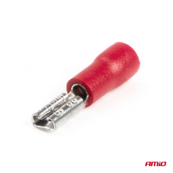 AMC-03060/AM - ΦΙΣΑΚΙΑ ΘΗΛΥΚΑ ΚΟΚΚΙΝΑ FDD1 1,25-110 /10A/ 3,8mm ΑΜΟ - 10 ΤΕΜ. ΦΙΣΑΚΙΑ ΘΗΛΥΚΑ ΚΟΚΚΙΝΑ FDD1 1,25-110 /10A/ 3,8mm ΑΜΟ - 10 ΤΕΜ.