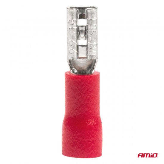 AMC-03060/AM - ΦΙΣΑΚΙΑ ΘΗΛΥΚΑ ΚΟΚΚΙΝΑ FDD1 1,25-110 /10A/ 3,8mm ΑΜΟ - 10 ΤΕΜ. ΦΙΣΑΚΙΑ ΘΗΛΥΚΑ ΚΟΚΚΙΝΑ FDD1 1,25-110 /10A/ 3,8mm ΑΜΟ - 10 ΤΕΜ.