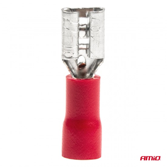 AMC-03061/AM - ΦΙΣΑΚΙΑ ΘΗΛΥΚΑ ΚΟΚΚΙΝΑ FDD1 1,25-187 /10A/ 5,6mm ΑΜΟ - 10 ΤΕΜ. ΦΙΣΑΚΙΑ ΘΗΛΥΚΑ ΚΟΚΚΙΝΑ FDD1 1,25-187 /10A/ 5,6mm ΑΜΟ - 10 ΤΕΜ.