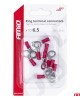 AMC-03078/AM - ΦΙΣΑΚΙΑ ΔΑΧΤΥΛΙΔΙ ΚΟΚΚΙΝΑ RV1.25-6 / 6.5mm ΑΜΙΟ - 10 ΤΕΜ. ΦΙΣΑΚΙΑ ΔΑΧΤΥΛΙΔΙ ΚΟΚΚΙΝΑ RV1.25-6 / 6.5mm ΑΜΙΟ - 10 ΤΕΜ.