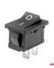ΔΙΑΚΟΠΤΗΣ ON/OFF 3 ΕΠΑΦΩΝ 12V 20A 12mm x 19mm ΜΑΥΡΟΣ  ΑΜΙΟ - 1 ΤΕΜ.