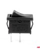 ΔΙΑΚΟΠΤΗΣ ON/OFF 3 ΕΠΑΦΩΝ 12V 20A 12mm x 19mm ΜΑΥΡΟΣ  ΑΜΙΟ - 1 ΤΕΜ.