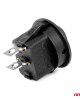 ΔΙΑΚΟΠΤΗΣ ON/OFF 2 ΕΠΑΦΩΝ 12V 20A  ΣΤΡΟΓΓΥΛΟΣ Φ20mm ΜΑΥΡΟΣ AMIO - 1 τεμ.