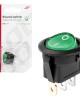 AMC-03084/AM - ΔΙΑΚΟΠΤΗΣ ON/OFF 3 ΕΠΑΦΩΝ 12/24V ΣΤΡΟΓΓΥΛΟΣ ΠΡΑΣΙΝΟΣ ΦΩΤΙΣΜΟΣ ΑΜΙΟ - 1 ΤΕΜ. ΔΙΑΚΟΠΤΗΣ ON/OFF 3 ΕΠΑΦΩΝ 12/24V ΣΤΡΟΓΓΥΛΟΣ ΠΡΑΣΙΝΟΣ ΦΩΤΙΣΜΟΣ ΑΜΙΟ - 1 ΤΕΜ.