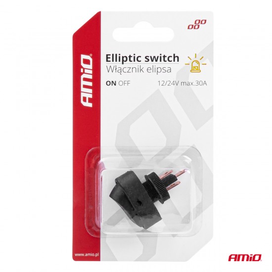 AMC-03088/AM - ΔΙΑΚΟΠΤΗΣ ON/OFF 3 ΕΠΑΦΩΝ ΜΕ LED ΚΙΤΡΙΝΟ 12/24V Φ12mm 30A ΜΕ ΣΠΕΙΡΩΜΑ ΟΒΑΛ ΑΜΙΟ - 1 ΤΕΜ. ΔΙΑΚΟΠΤΗΣ ON/OFF 3 ΕΠΑΦΩΝ ΜΕ LED ΚΙΤΡΙΝΟ 12/24V Φ12mm 30A ΜΕ ΣΠΕΙΡΩΜΑ ΟΒΑΛ ΑΜΙΟ - 1 ΤΕΜ.