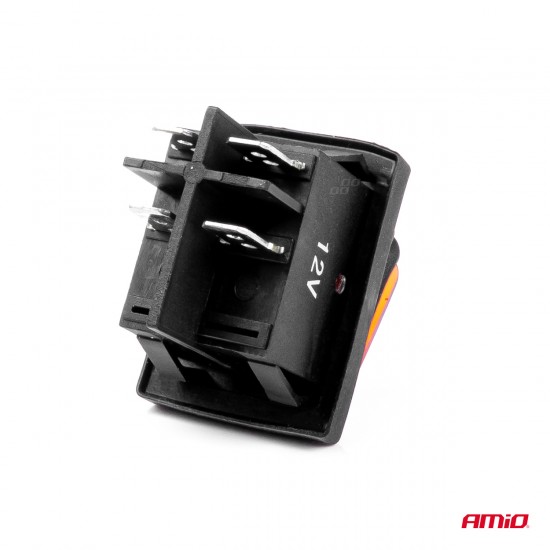 AMC-03091/AM - ΔΙΑΚΟΠΤΗΣ ON/OFF 4 ΕΠΑΦΩΝ 20A 12/24V ΚΙΤΡΙΝΟΣ ΦΩΤΙΣΜΟΣ ΟΡΘΟΓΩΝΙΟΣ ΑΜΙΟ - 1 ΤΕΜ. ΔΙΑΚΟΠΤΗΣ ON/OFF 4 ΕΠΑΦΩΝ 20A 12/24V ΚΙΤΡΙΝΟΣ ΦΩΤΙΣΜΟΣ ΟΡΘΟΓΩΝΙΟΣ ΑΜΙΟ - 1 ΤΕΜ.