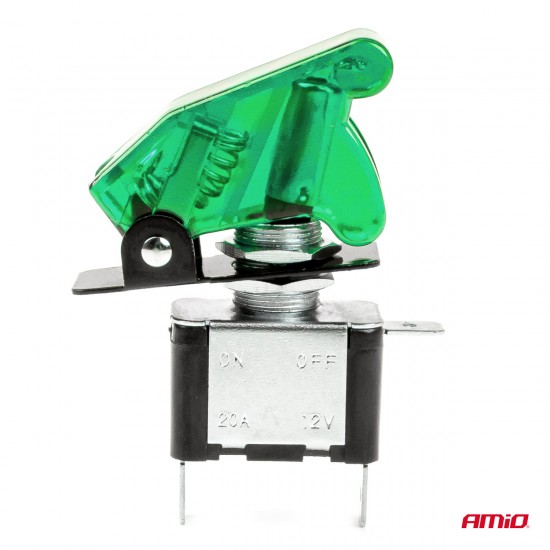 AMC-03093/AM - ΔΙΑΚΟΠΤΗΣ ΑΕΡΟΠΟΡΙΚΟΥ ΤΥΠΟΥ 2 ΘΕΣΕΩΝ ΜΕ ΠΡΑΣΙΝΟ ΚΑΠΑΚΙ & ΦΩΣ LED 12-24V ΑMiO - 1 TEM. ΔΙΑΚΟΠΤΗΣ ΑΕΡΟΠΟΡΙΚΟΥ ΤΥΠΟΥ 2 ΘΕΣΕΩΝ ΜΕ ΠΡΑΣΙΝΟ ΚΑΠΑΚΙ & ΦΩΣ LED 12-24V ΑMiO - 1 TEM.