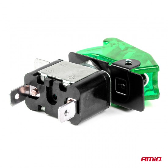 AMC-03093/AM - ΔΙΑΚΟΠΤΗΣ ΑΕΡΟΠΟΡΙΚΟΥ ΤΥΠΟΥ 2 ΘΕΣΕΩΝ ΜΕ ΠΡΑΣΙΝΟ ΚΑΠΑΚΙ & ΦΩΣ LED 12-24V ΑMiO - 1 TEM. ΔΙΑΚΟΠΤΗΣ ΑΕΡΟΠΟΡΙΚΟΥ ΤΥΠΟΥ 2 ΘΕΣΕΩΝ ΜΕ ΠΡΑΣΙΝΟ ΚΑΠΑΚΙ & ΦΩΣ LED 12-24V ΑMiO - 1 TEM.