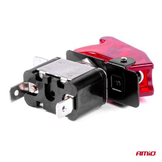 AMC-03095/AM - ΔΙΑΚΟΠΤΗΣ ΑΕΡΟΠΟΡΙΚΟΥ ΤΥΠΟΥ 2 ΘΕΣΕΩΝ ΜΕ ΚΟΚΚΙΝΟ ΚΑΠΑΚΙ & ΦΩΣ LED 12-24V ΑMiO - 1 TEM. ΔΙΑΚΟΠΤΗΣ ΑΕΡΟΠΟΡΙΚΟΥ ΤΥΠΟΥ 2 ΘΕΣΕΩΝ ΜΕ ΚΟΚΚΙΝΟ ΚΑΠΑΚΙ & ΦΩΣ LED 12-24V ΑMiO - 1 TEM.