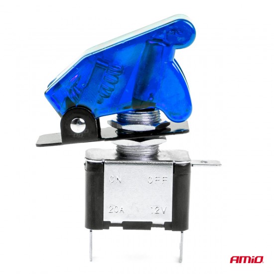 AMC-03096/AM - ΔΙΑΚΟΠΤΗΣ ΑΕΡΟΠΟΡΙΚΟΥ ΤΥΠΟΥ 2 ΘΕΣΕΩΝ ΜΕ ΜΠΛΕ ΚΑΠΑΚΙ & ΦΩΣ LED 12-24V ΑMiO - 1 TEM. ΔΙΑΚΟΠΤΗΣ ΑΕΡΟΠΟΡΙΚΟΥ ΤΥΠΟΥ 2 ΘΕΣΕΩΝ ΜΕ ΜΠΛΕ ΚΑΠΑΚΙ & ΦΩΣ LED 12-24V ΑMiO - 1 TEM.