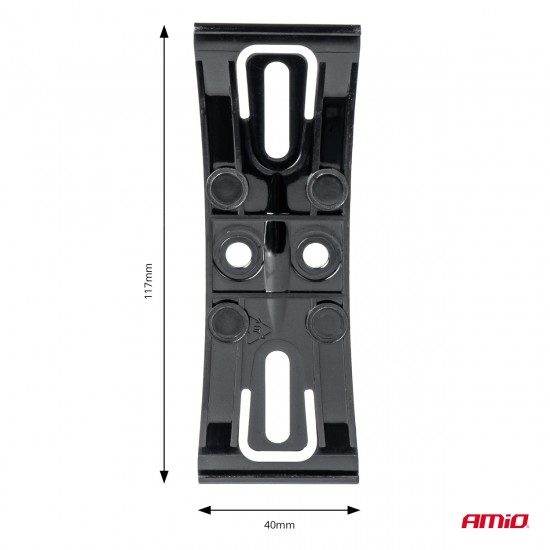 ΒΑΣΕΙΣ ΣΤΗΡΙΞΗΣ ΠΙΝΑΚΙΔΑΣ ΣΕ ΜΑΥΡΟ ΧΡΩΜΑ AMIO - 2 Τεμ.
