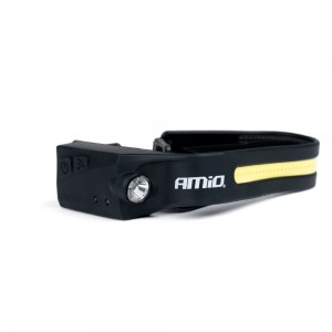 Amio - ΦΑΚΟΣ ΚΕΦΑΛΗΣ ΕΡΓΑΣΙΑΣ LED USB-C 1200mAh XPE+COB ΕΠΑΝΑΦΟΡΤΙΖΟΜΕΝΟΣ - 1 TEM. (03241/AM)