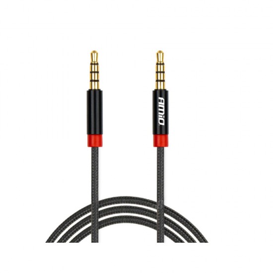 AMC-03269/AM - ΚΑΛΩΔΙΟ ΣΥΝΔΕΣΗΣ AUX MINI JACK>JACK 3,5mm 100cm ΑMiO - 1 TEM. ΚΑΛΩΔΙΟ ΣΥΝΔΕΣΗΣ AUX MINI JACK>JACK 3,5mm 100cm ΑMiO - 1 TEM.