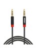 AMC-03269/AM - ΚΑΛΩΔΙΟ ΣΥΝΔΕΣΗΣ AUX MINI JACK>JACK 3,5mm 100cm ΑMiO - 1 TEM. ΚΑΛΩΔΙΟ ΣΥΝΔΕΣΗΣ AUX MINI JACK>JACK 3,5mm 100cm ΑMiO - 1 TEM.
