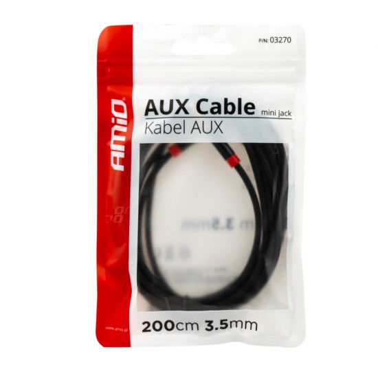 AMC-03270/AM - ΚΑΛΩΔΙΟ ΣΥΝΔΕΣΗΣ AUX MINI JACK>JACK 3,5mm 250cm ΑMiO - 1 TEM. ΚΑΛΩΔΙΟ ΣΥΝΔΕΣΗΣ AUX MINI JACK>JACK 3,5mm 250cm ΑMiO - 1 TEM.