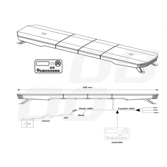 AMC-03343/AM - ΣΤΡΟΜΠΟ ΜΠΑΡΑ 12/24V 51 ΧΡΗΣΕΩΝ 132xSMD ΠΟΡΤΟΚΑΛΙ LED 38 ΣΤΡΟΜΠΟ ΜΠΑΡΑ 12/24V 51 ΧΡΗΣΕΩΝ 132xSMD ΠΟΡΤΟΚΑΛΙ LED 38