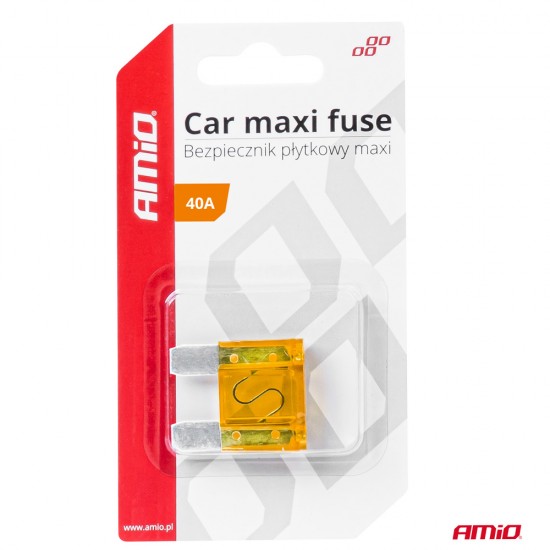 AMC-03383/AM - ΑΣΦΑΛΕΙΑ MAXI 40A AMIO - 1 Τεμ. ΑΣΦΑΛΕΙΑ MAXI 40A AMIO - 1 Τεμ.