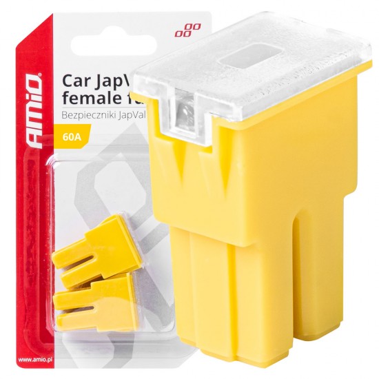 AMC-03392/AM - ΑΣΦΑΛΕΙΕΣ JapVal PAL ΘΗΛΥΚΕΣ 60A ΣΕ ΚΙΤΡΙΝΟ ΧΡΩΜΑ AMIO - 2 Τεμ. ΑΣΦΑΛΕΙΕΣ JapVal PAL ΘΗΛΥΚΕΣ 60A ΣΕ ΚΙΤΡΙΝΟ ΧΡΩΜΑ AMIO - 2 Τεμ.
