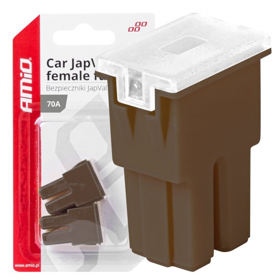 AMC-03393/AM - ΑΣΦΑΛΕΙΕΣ JapVal PAL ΘΗΛΥΚΕΣ 70A ΣΕ ΚΑΦΕ ΧΡΩΜΑ AMIO - 2 Τεμ. ΑΣΦΑΛΕΙΕΣ JapVal PAL ΘΗΛΥΚΕΣ 70A ΣΕ ΚΑΦΕ ΧΡΩΜΑ AMIO - 2 Τεμ.