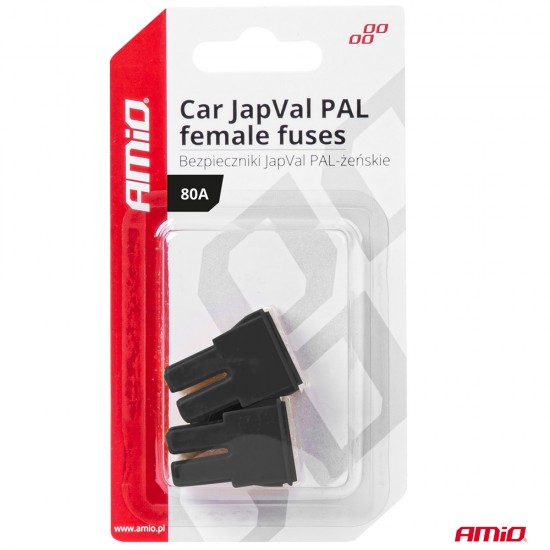 AMC-03394/AM - ΑΣΦΑΛΕΙΕΣ JapVal PAL ΘΗΛΥΚΕΣ 80A ΣΕ ΜΑΥΡΟ ΧΡΩΜΑ AMIO - 2 Τεμ. ΑΣΦΑΛΕΙΕΣ JapVal PAL ΘΗΛΥΚΕΣ 80A ΣΕ ΜΑΥΡΟ ΧΡΩΜΑ AMIO - 2 Τεμ.