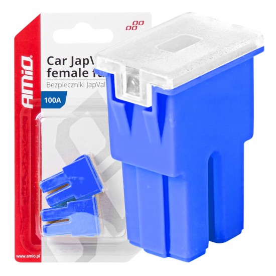 AMC-03395/AM - ΑΣΦΑΛΕΙΕΣ JapVal PAL ΘΗΛΥΚΕΣ 100A ΣΕ ΜΠΛΕ ΧΡΩΜΑ AMIO - 2 Τεμ. ΑΣΦΑΛΕΙΕΣ JapVal PAL ΘΗΛΥΚΕΣ 100A ΣΕ ΜΠΛΕ ΧΡΩΜΑ AMIO - 2 Τεμ.