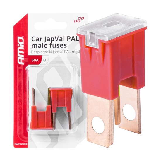 AMC-03399/AM - ΑΣΦΑΛΕΙΕΣ JapVal PAL O ΑΡΣΕΝΙΚΕΣ 50A ΣΕ ΚΟΚΚΙΝΟ ΧΡΩΜΑ AMIO - 2 Τεμ. ΑΣΦΑΛΕΙΕΣ JapVal PAL O ΑΡΣΕΝΙΚΕΣ 50A ΣΕ ΚΟΚΚΙΝΟ ΧΡΩΜΑ AMIO - 2 Τεμ.