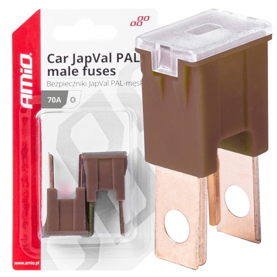 AMC-03401/AM - ΑΣΦΑΛΕΙΕΣ JapVal PAL O ΑΡΣΕΝΙΚΕΣ 70A ΣΕ ΚΑΦΕ ΧΡΩΜΑ AMIO - 2 Τεμ. ΑΣΦΑΛΕΙΕΣ JapVal PAL O ΑΡΣΕΝΙΚΕΣ 70A ΣΕ ΚΑΦΕ ΧΡΩΜΑ AMIO - 2 Τεμ.