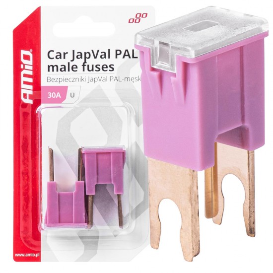 AMC-03406/AM - ΑΣΦΑΛΕΙΕΣ JapVal PAL U ΑΡΣΕΝΙΚΕΣ 30A ΣΕ ΡΟΖ ΧΡΩΜΑ AMIO - 2 Τεμ. ΑΣΦΑΛΕΙΕΣ JapVal PAL U ΑΡΣΕΝΙΚΕΣ 30A ΣΕ ΡΟΖ ΧΡΩΜΑ AMIO - 2 Τεμ.