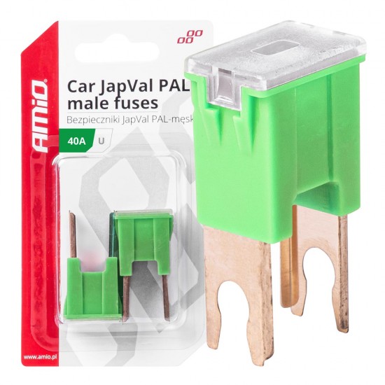 AMC-03407/AM - ΑΣΦΑΛΕΙΕΣ JapVal PAL U ΑΡΣΕΝΙΚΕΣ 40A ΣΕ ΠΡΑΣΙΝΟ ΧΡΩΜΑ AMIO - 2 Τεμ. ΑΣΦΑΛΕΙΕΣ JapVal PAL U ΑΡΣΕΝΙΚΕΣ 40A ΣΕ ΠΡΑΣΙΝΟ ΧΡΩΜΑ AMIO - 2 Τεμ.
