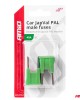 AMC-03407/AM - ΑΣΦΑΛΕΙΕΣ JapVal PAL U ΑΡΣΕΝΙΚΕΣ 40A ΣΕ ΠΡΑΣΙΝΟ ΧΡΩΜΑ AMIO - 2 Τεμ. ΑΣΦΑΛΕΙΕΣ JapVal PAL U ΑΡΣΕΝΙΚΕΣ 40A ΣΕ ΠΡΑΣΙΝΟ ΧΡΩΜΑ AMIO - 2 Τεμ.