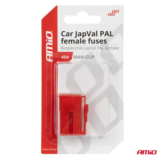 AMC-03414/AM - ΑΣΦΑΛΕΙΕΣ JapVal PAL ΘΗΛΥΚΕΣ 45A ΣΕ ΚΟΚΚΙΝΟ ΧΡΩΜΑ AMIO - 2 Τεμ. ΑΣΦΑΛΕΙΕΣ JapVal PAL ΘΗΛΥΚΕΣ 45A ΣΕ ΚΟΚΚΙΝΟ ΧΡΩΜΑ AMIO - 2 Τεμ.