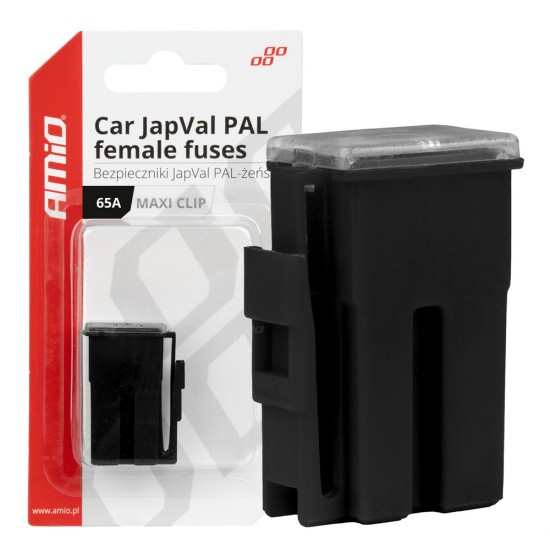 AMC-03415/AM - ΑΣΦΑΛΕΙΕΣ JapVal PAL ΘΗΛΥΚΕΣ 65A ΣΕ ΜΑΥΡΟ ΧΡΩΜΑ AMIO - 2 Τεμ. ΑΣΦΑΛΕΙΕΣ JapVal PAL ΘΗΛΥΚΕΣ 65A ΣΕ ΜΑΥΡΟ ΧΡΩΜΑ AMIO - 2 Τεμ.