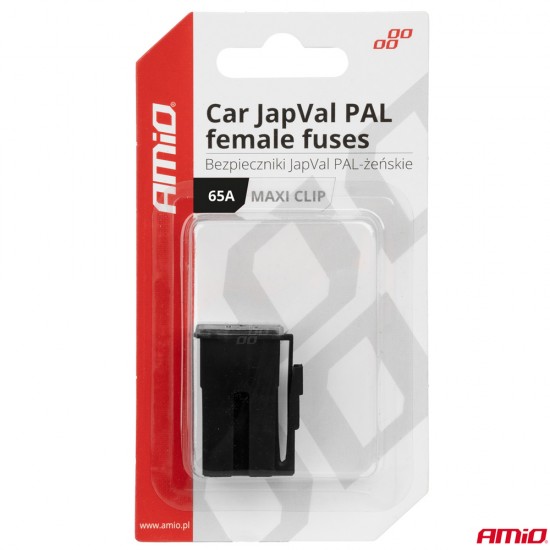 AMC-03415/AM - ΑΣΦΑΛΕΙΕΣ JapVal PAL ΘΗΛΥΚΕΣ 65A ΣΕ ΜΑΥΡΟ ΧΡΩΜΑ AMIO - 2 Τεμ. ΑΣΦΑΛΕΙΕΣ JapVal PAL ΘΗΛΥΚΕΣ 65A ΣΕ ΜΑΥΡΟ ΧΡΩΜΑ AMIO - 2 Τεμ.