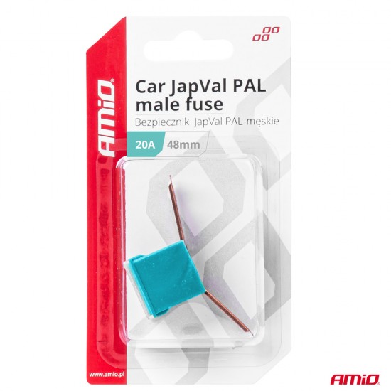 AMC-03417/AM - ΑΣΦΑΛΕΙΑ JapVal PAL ΑΡΣΕΝΙΚΗ 48mm 20A ΣΕ ΓΑΛΑΖΙΟ ΧΡΩΜΑ AMIO - 1 Τεμ. ΑΣΦΑΛΕΙΑ JapVal PAL ΑΡΣΕΝΙΚΗ 48mm 20A ΣΕ ΓΑΛΑΖΙΟ ΧΡΩΜΑ AMIO - 1 Τεμ.