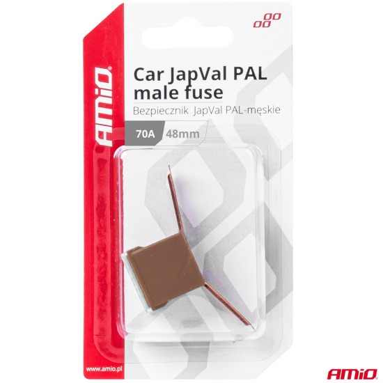 AMC-03422/AM - ΑΣΦΑΛΕΙΑ JapVal PAL ΑΡΣΕΝΙΚΗ 48mm 70A ΣΕ ΚΑΦΕ ΧΡΩΜΑ AMIO - 1 Τεμ. ΑΣΦΑΛΕΙΑ JapVal PAL ΑΡΣΕΝΙΚΗ 48mm 70A ΣΕ ΚΑΦΕ ΧΡΩΜΑ AMIO - 1 Τεμ.