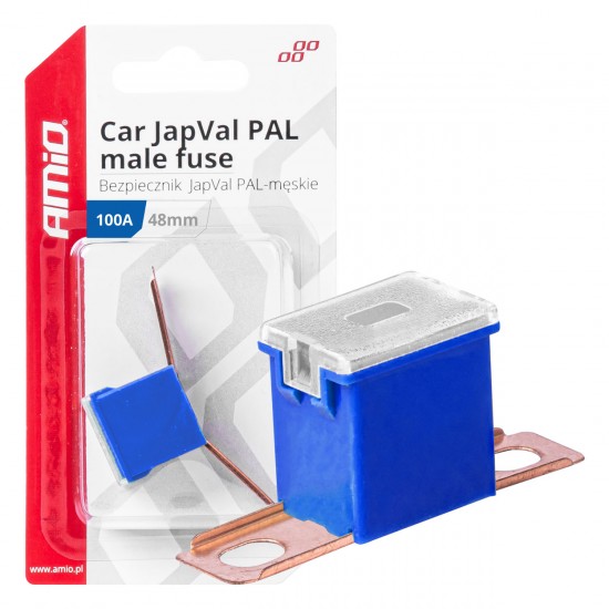 AMC-03424/AM - ΑΣΦΑΛΕΙΑ JapVal PAL ΑΡΣΕΝΙΚΗ 48mm 100A ΣΕ ΜΠΛΕ ΧΡΩΜΑ AMIO - 1 Τεμ. ΑΣΦΑΛΕΙΑ JapVal PAL ΑΡΣΕΝΙΚΗ 48mm 100A ΣΕ ΜΠΛΕ ΧΡΩΜΑ AMIO - 1 Τεμ.