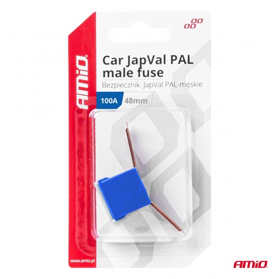 AMC-03424/AM - ΑΣΦΑΛΕΙΑ JapVal PAL ΑΡΣΕΝΙΚΗ 48mm 100A ΣΕ ΜΠΛΕ ΧΡΩΜΑ AMIO - 1 Τεμ. ΑΣΦΑΛΕΙΑ JapVal PAL ΑΡΣΕΝΙΚΗ 48mm 100A ΣΕ ΜΠΛΕ ΧΡΩΜΑ AMIO - 1 Τεμ.