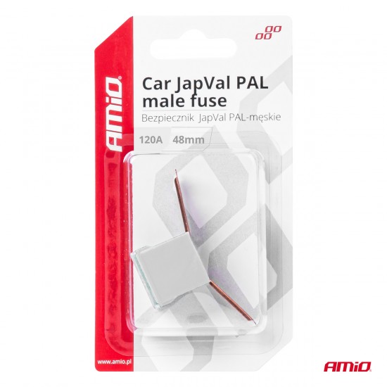 AMC-03425/AM - ΑΣΦΑΛΕΙΑ JapVal PAL ΑΡΣΕΝΙΚΗ 48mm 120A ΣΕ ΛΕΥΚΟ ΧΡΩΜΑ AMIO - 1 Τεμ. ΑΣΦΑΛΕΙΑ JapVal PAL ΑΡΣΕΝΙΚΗ 48mm 120A ΣΕ ΛΕΥΚΟ ΧΡΩΜΑ AMIO - 1 Τεμ.
