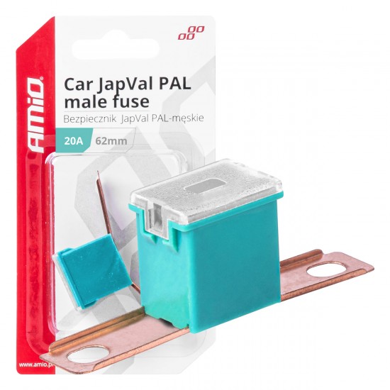 AMC-03426/AM - ΑΣΦΑΛΕΙΑ JapVal PAL ΑΡΣΕΝΙΚΗ 62mm 20A ΣΕ ΓΑΛΑΖΙΟ ΧΡΩΜΑ AMIO - 1 Τεμ. ΑΣΦΑΛΕΙΑ JapVal PAL ΑΡΣΕΝΙΚΗ 62mm 20A ΣΕ ΓΑΛΑΖΙΟ ΧΡΩΜΑ AMIO - 1 Τεμ.