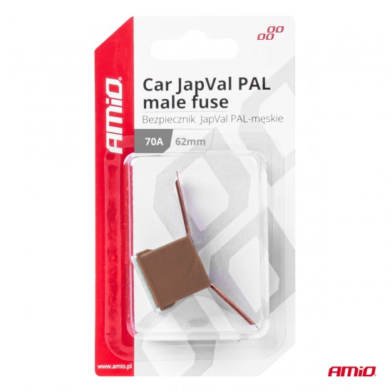 AMC-03431/AM - ΑΣΦΑΛΕΙΑ JapVal PAL ΑΡΣΕΝΙΚΗ 62mm 70A ΣΕ ΚΑΦΕ ΧΡΩΜΑ AMIO - 1 Τεμ. ΑΣΦΑΛΕΙΑ JapVal PAL ΑΡΣΕΝΙΚΗ 62mm 70A ΣΕ ΚΑΦΕ ΧΡΩΜΑ AMIO - 1 Τεμ.