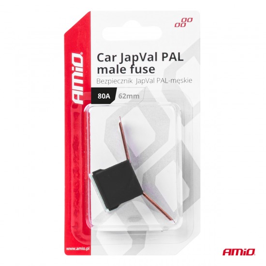 AMC-03432/AM - ΑΣΦΑΛΕΙΑ JapVal PAL ΑΡΣΕΝΙΚΗ 62mm 80A ΣΕ ΜΑΥΡΟ ΧΡΩΜΑ AMIO - 1 Τεμ. ΑΣΦΑΛΕΙΑ JapVal PAL ΑΡΣΕΝΙΚΗ 62mm 80A ΣΕ ΜΑΥΡΟ ΧΡΩΜΑ AMIO - 1 Τεμ.