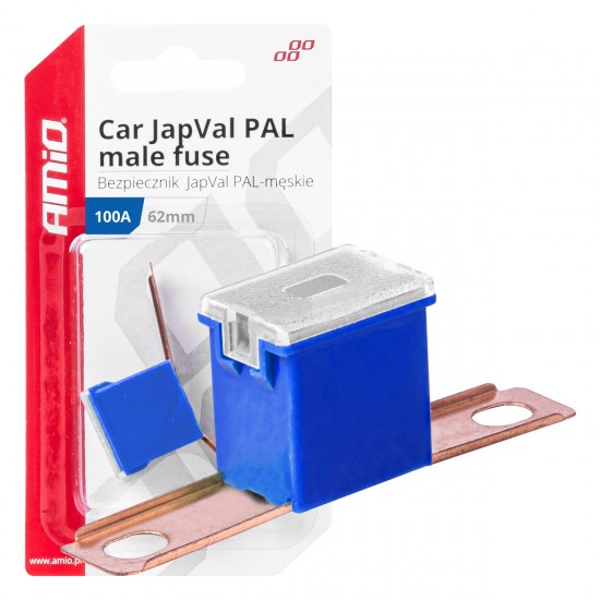 AMC-03433/AM - ΑΣΦΑΛΕΙΑ JapVal PAL ΑΡΣΕΝΙΚΗ 62mm 100A ΣΕ ΜΠΛΕ ΧΡΩΜΑ AMIO - 1 Τεμ. ΑΣΦΑΛΕΙΑ JapVal PAL ΑΡΣΕΝΙΚΗ 62mm 100A ΣΕ ΜΠΛΕ ΧΡΩΜΑ AMIO - 1 Τεμ.