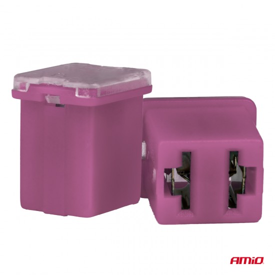 AMC-03453/AM - ΑΣΦΑΛΕΙΕΣ JapVal PAL ΜICRO 14mm ΘΗΛΥΚΕΣ 30A ΣΕ ΜΩΒ ΧΡΩΜΑ AMIO - 2 Τεμ. ΑΣΦΑΛΕΙΕΣ JapVal PAL ΜICRO 14mm ΘΗΛΥΚΕΣ 30A ΣΕ ΜΩΒ ΧΡΩΜΑ AMIO - 2 Τεμ.