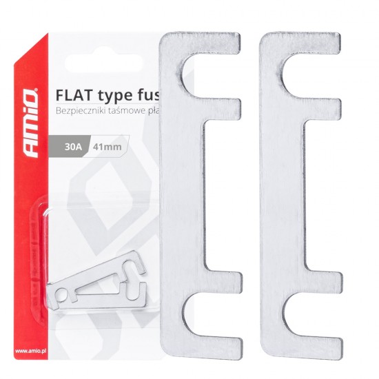 AMC-03489/AM - ΑΣΦΑΛΕΙΕΣ FLAT 41mm 30A AMIO - 2 Τεμ. ΑΣΦΑΛΕΙΕΣ FLAT 41mm 30A AMIO - 2 Τεμ.