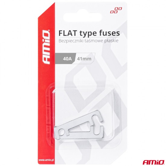 AMC-03489/AM - ΑΣΦΑΛΕΙΕΣ FLAT 41mm 30A AMIO - 2 Τεμ. ΑΣΦΑΛΕΙΕΣ FLAT 41mm 30A AMIO - 2 Τεμ.