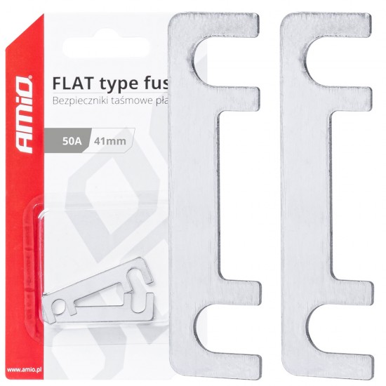 AMC-03491/AM - ΑΣΦΑΛΕΙΕΣ FLAT 41mm 50A AMIO - 2 Τεμ. ΑΣΦΑΛΕΙΕΣ FLAT 41mm 50A AMIO - 2 Τεμ.